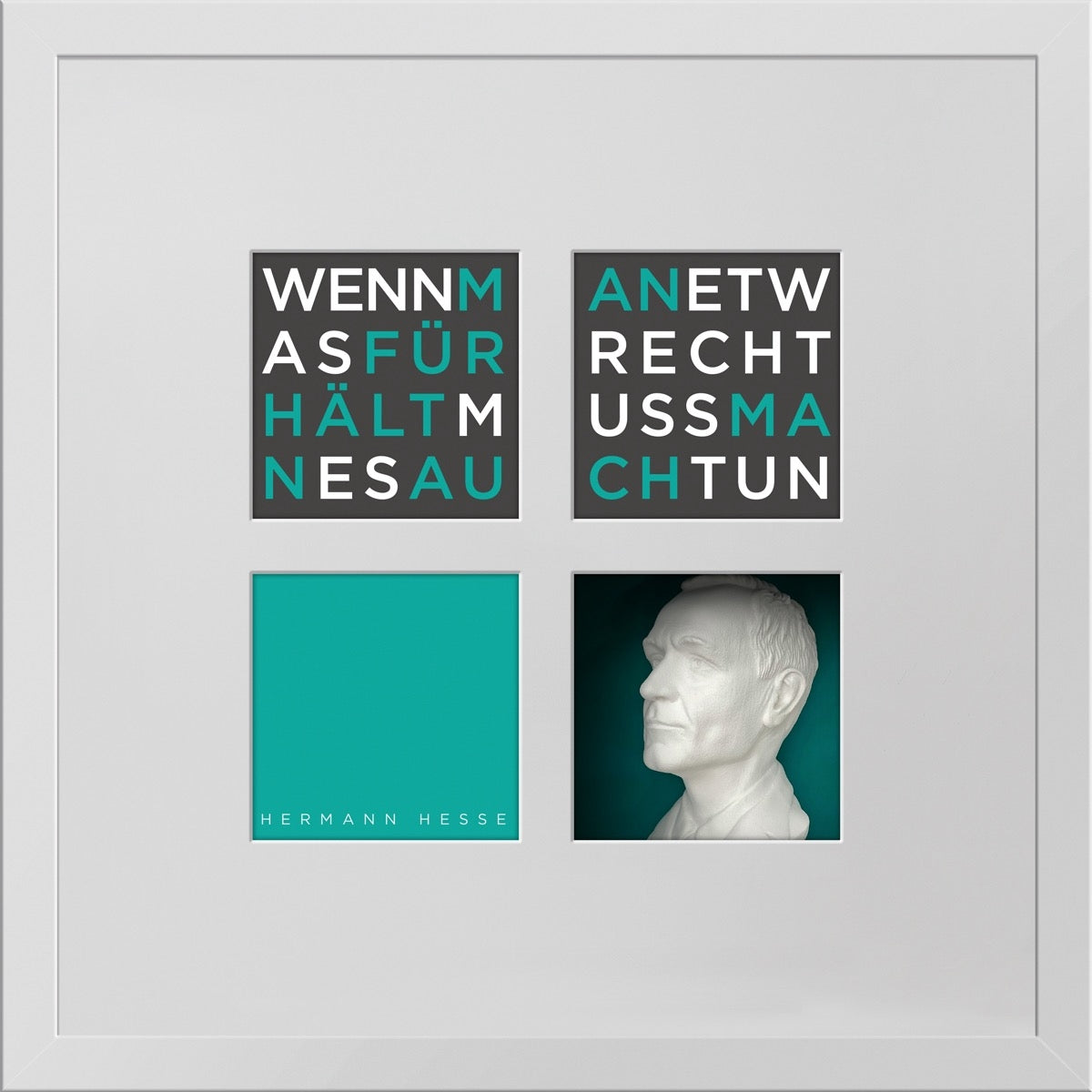 Hermann Hesse – 3D-Objektbild als Hommage
