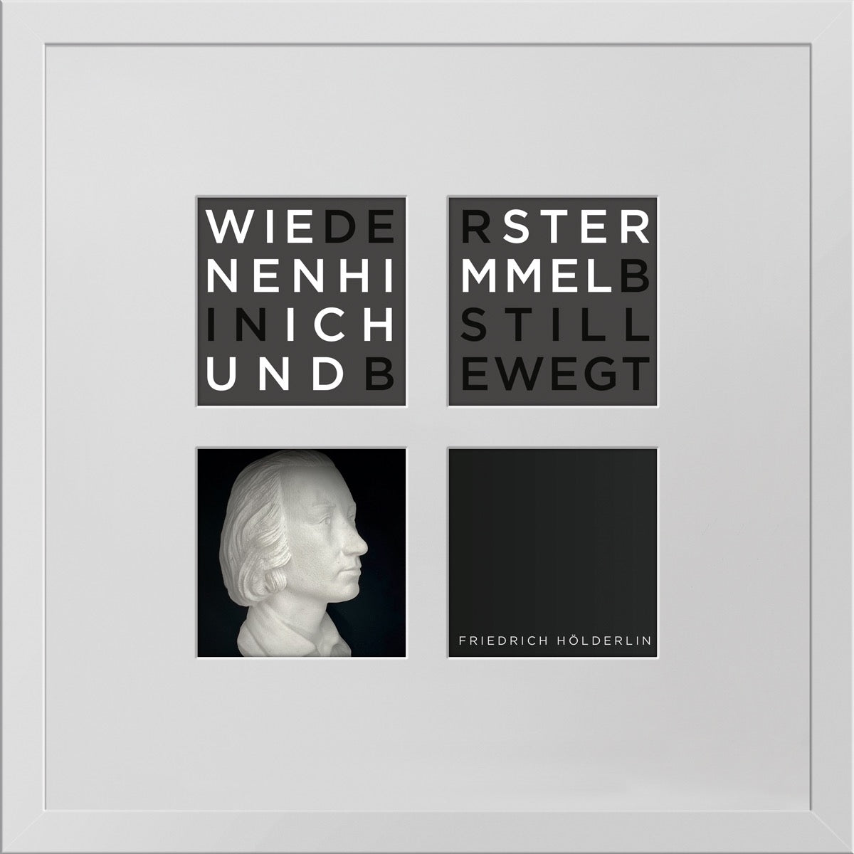 Friedrich Hölderlin – 3D-Objektbild als Hommage