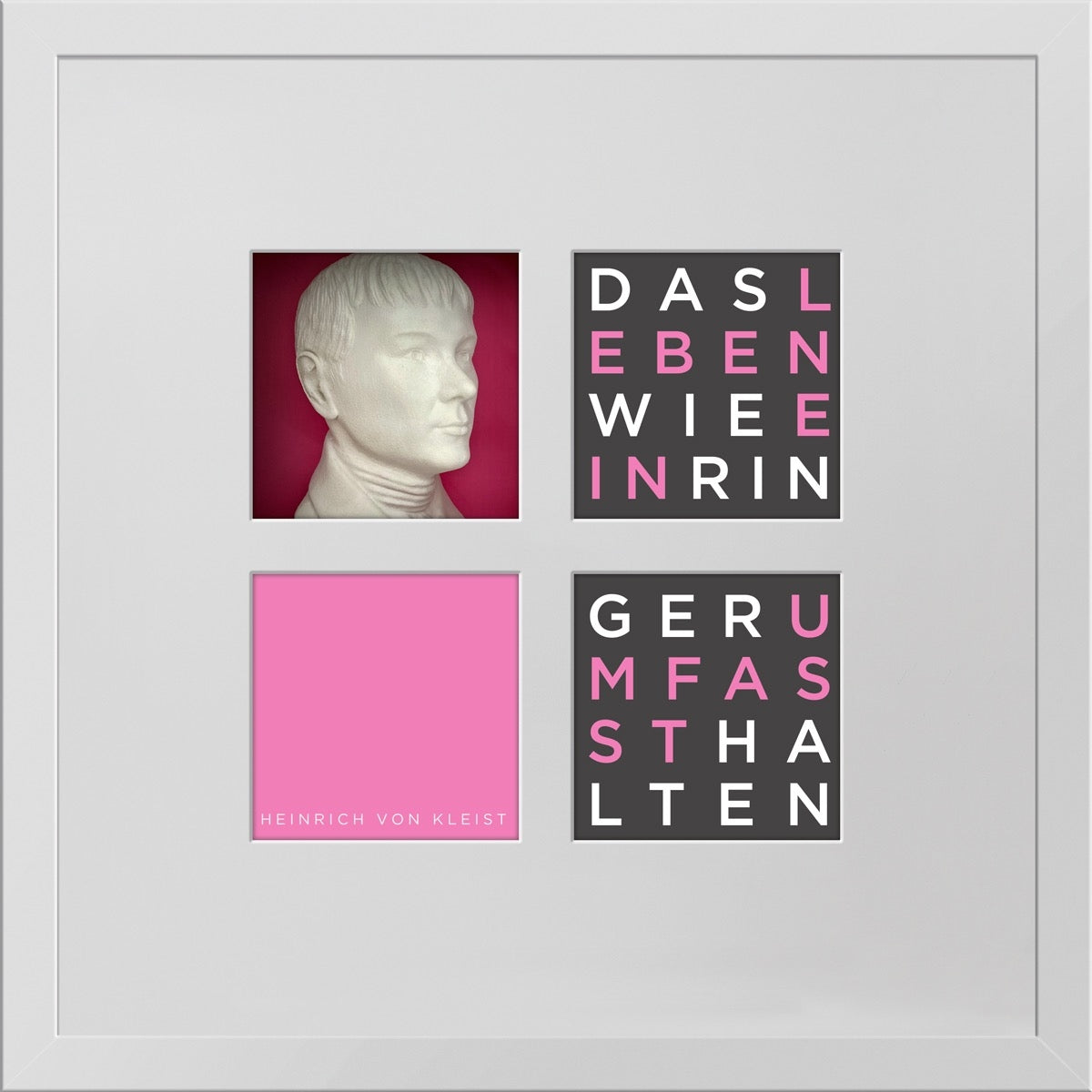 Heinrich von Kleist – 3D-Objektbild als Hommage