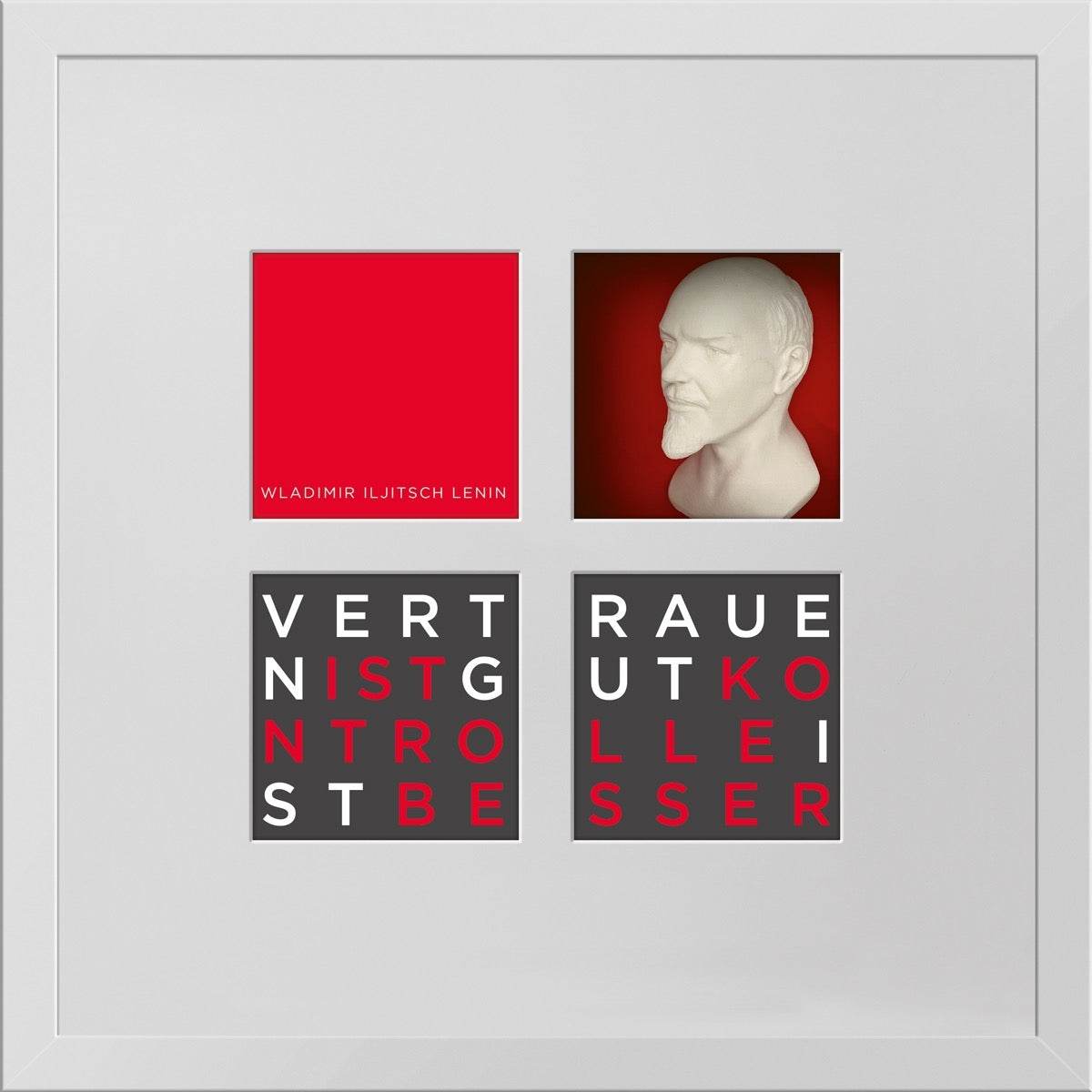 Lenin – 3D-Objektbild als Hommage