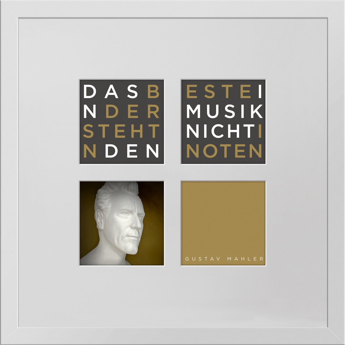 Gustav Mahler – 3D-Objektbild als Hommage