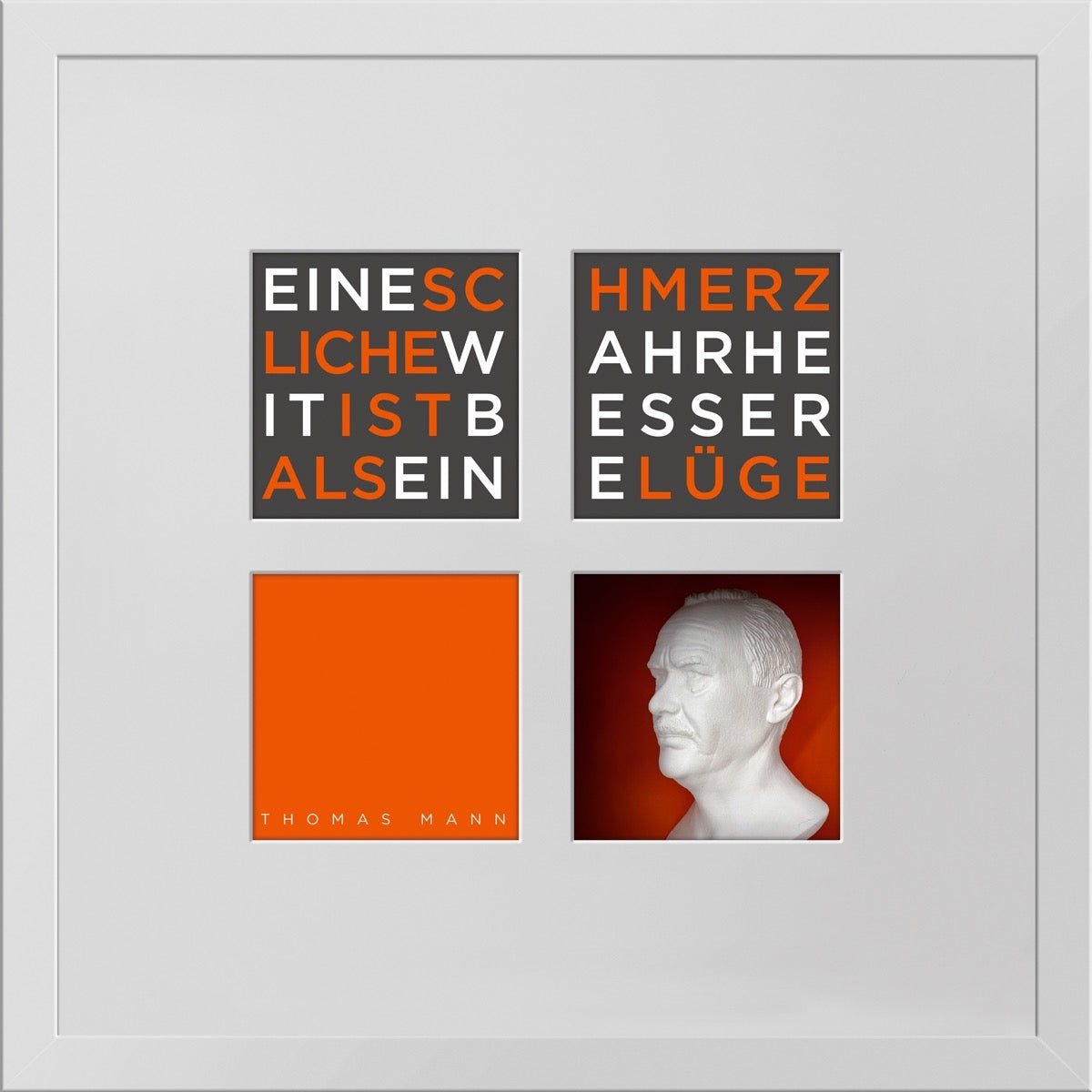 Thomas Mann – 3D-Objektbild als Hommage