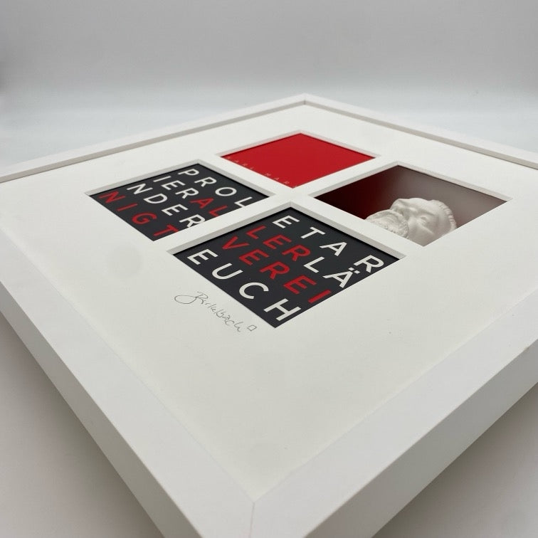 Karl Marx – 3D-Objektbild als Hommage