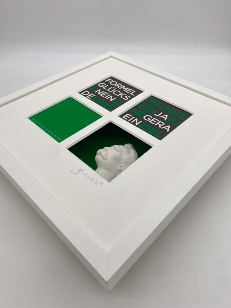 Friedrich Nietzsche – 3D-Objektbild als Hommage