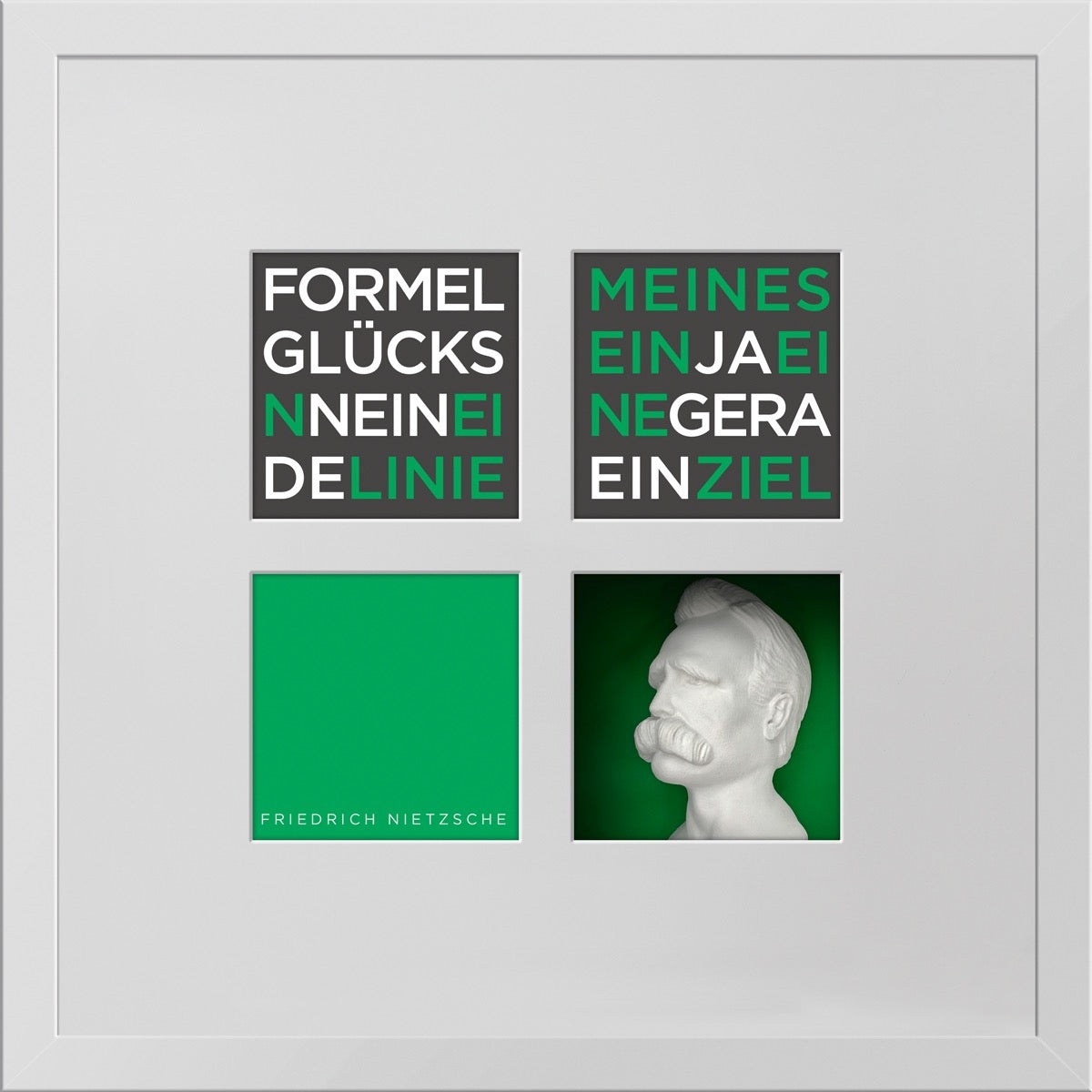 Friedrich Nietzsche – 3D-Objektbild als Hommage