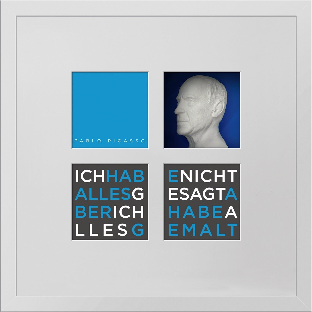 Pablo Picasso – 3D-Objektbild als Hommage