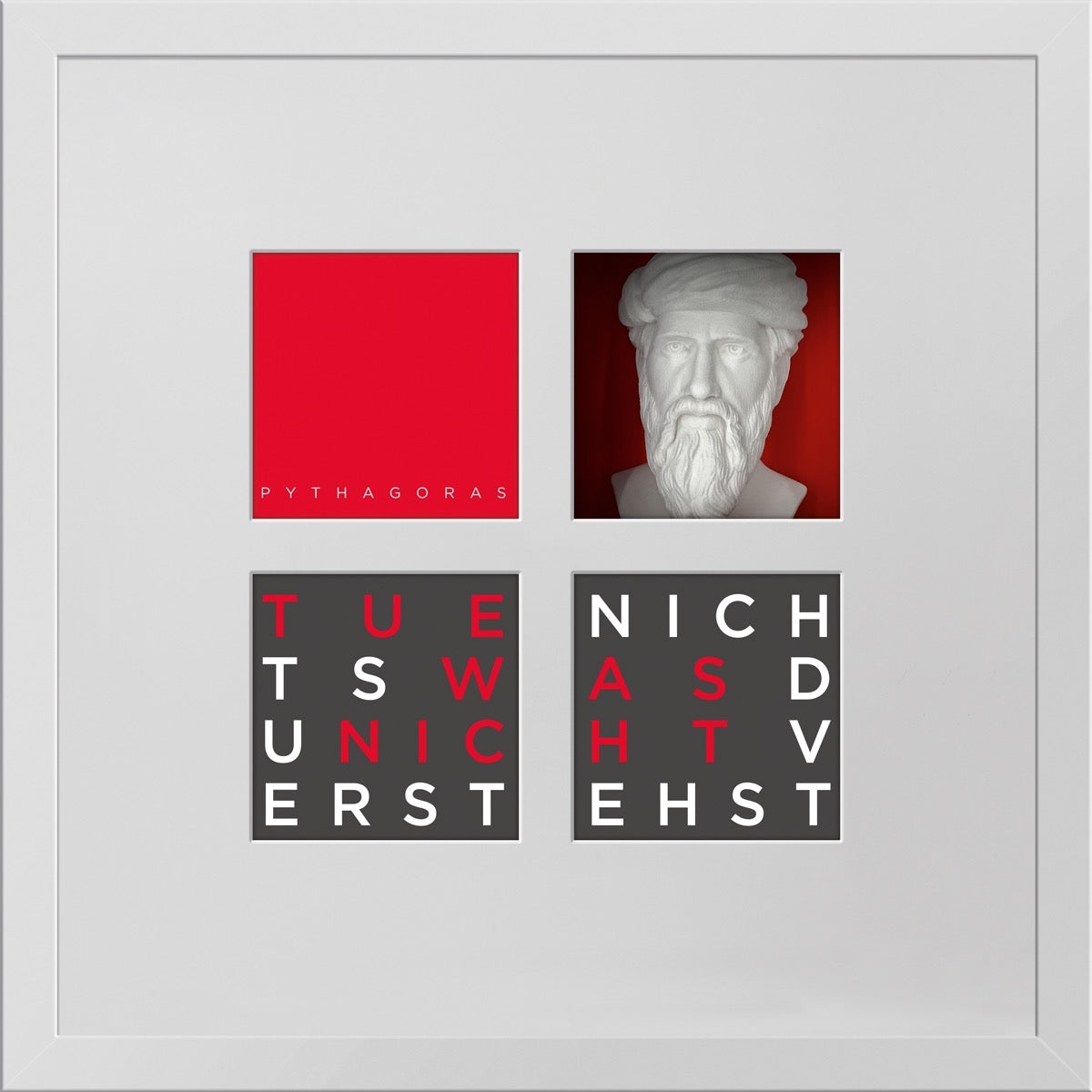 Pythagoras – 3D-Objektbild als Hommage
