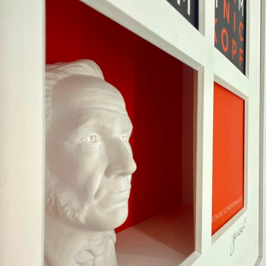 Arthur Schopenhauer – 3D-Objektbild als Hommage
