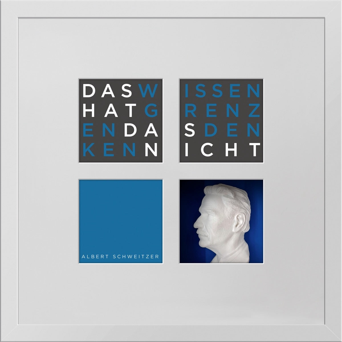 Albert Schweitzer – 3D-Objektbild als Hommage