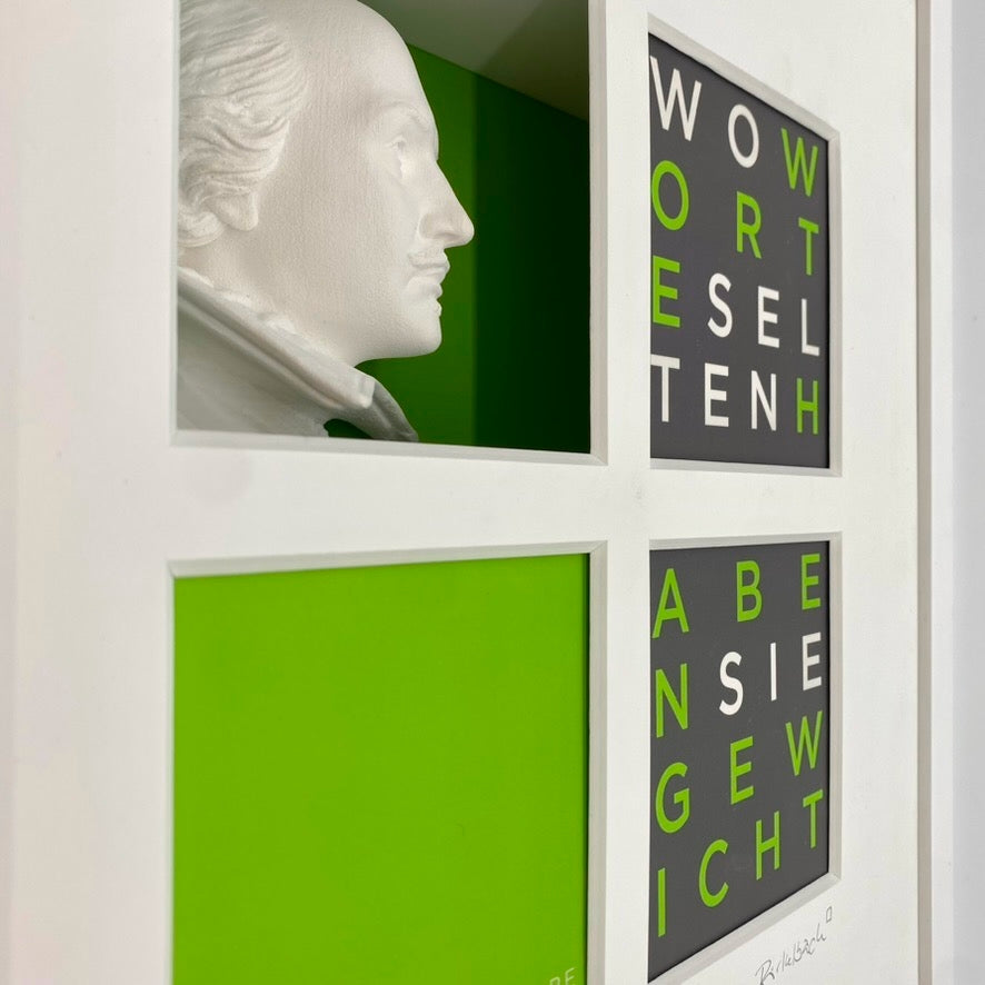 William Shakespeare – 3D-Objektbild als Hommage
