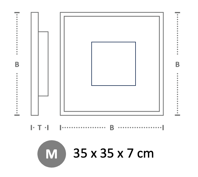 Weniger ist mehr 3D-Kunstwerk