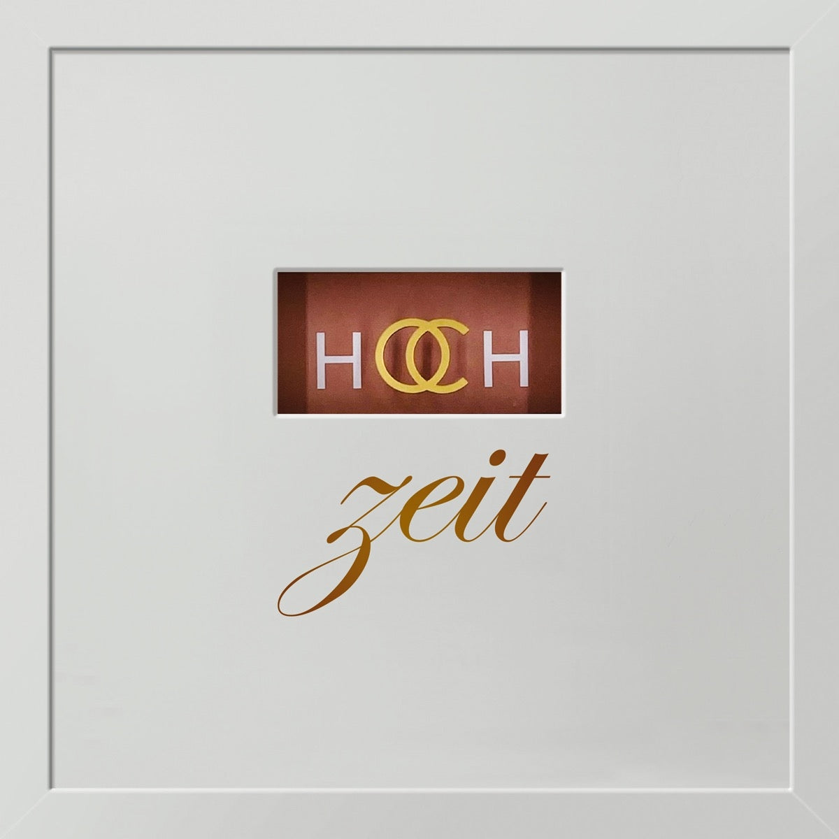 Hochzeitsringe – 3D-Objektbild – Geschenk zur Vermählung