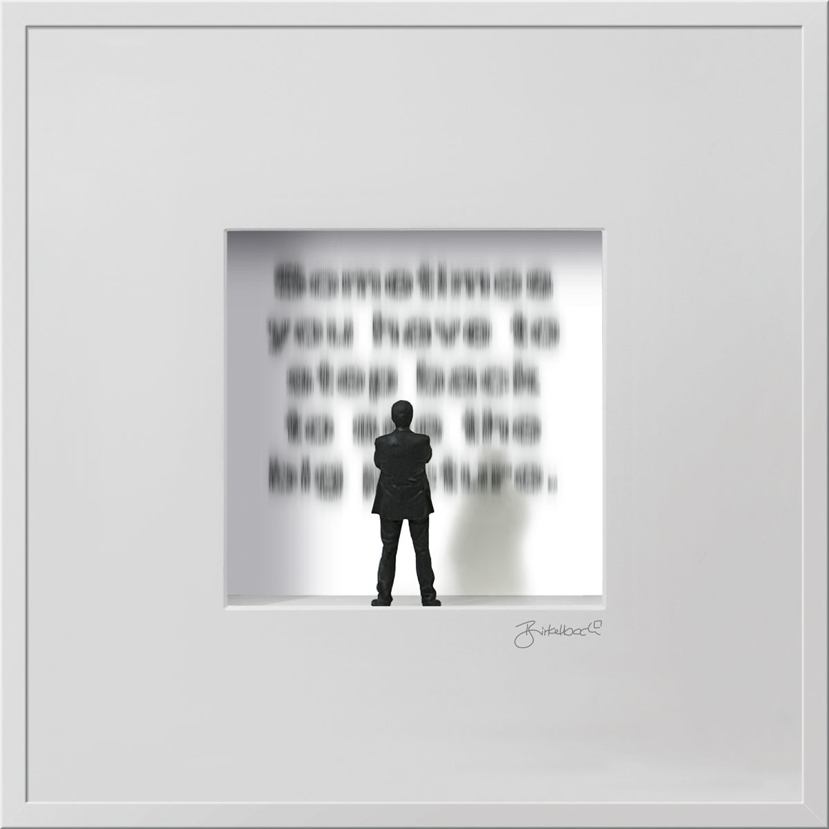 Geschenk 3D-Objektbild 'Big Picture', Rahmen Weiß