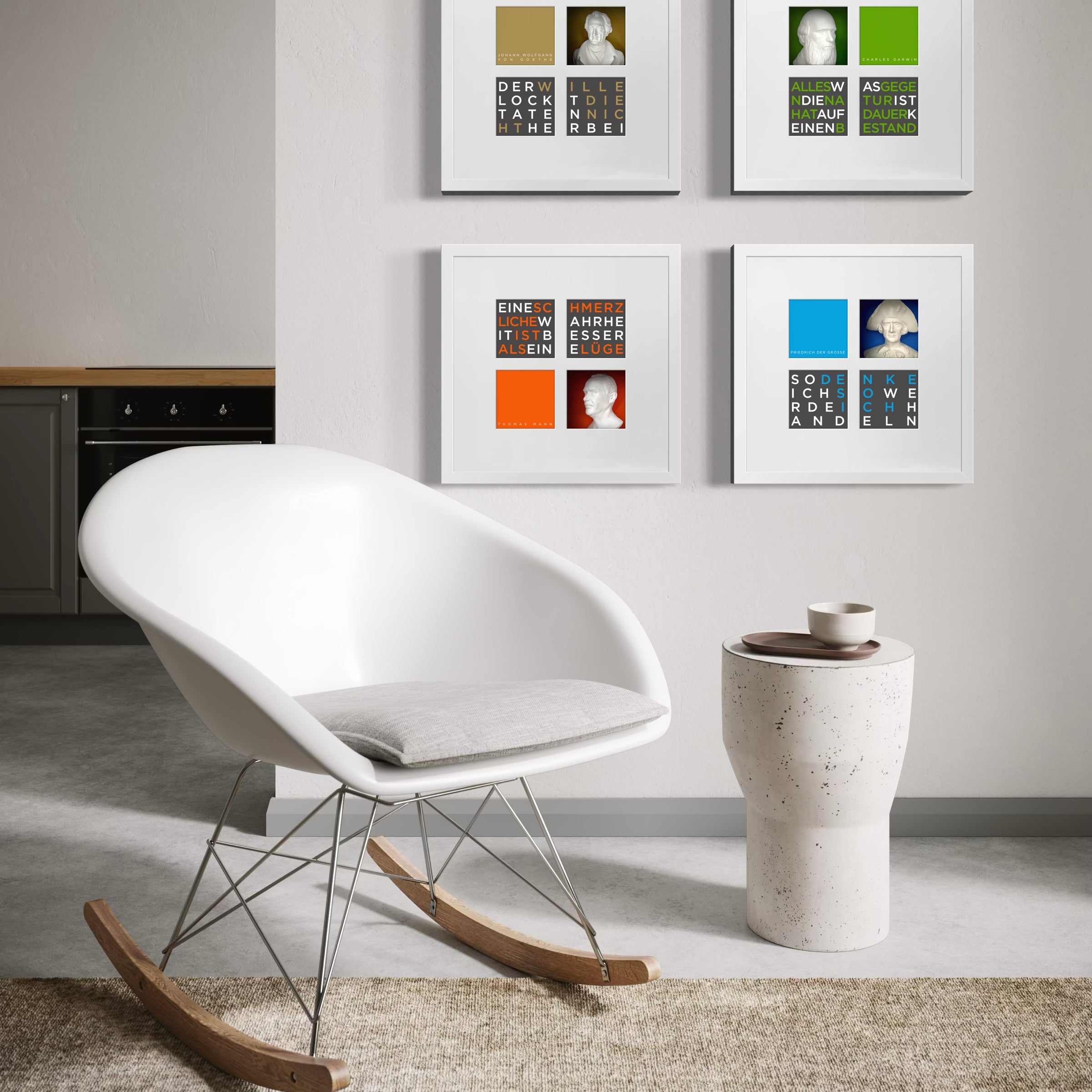 Charles Darwin (3D-Bild)