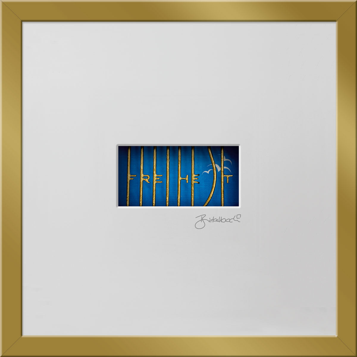 Raus aus dem Goldenen Käfig – 3D-Objektbild als Motivationsgeschenk