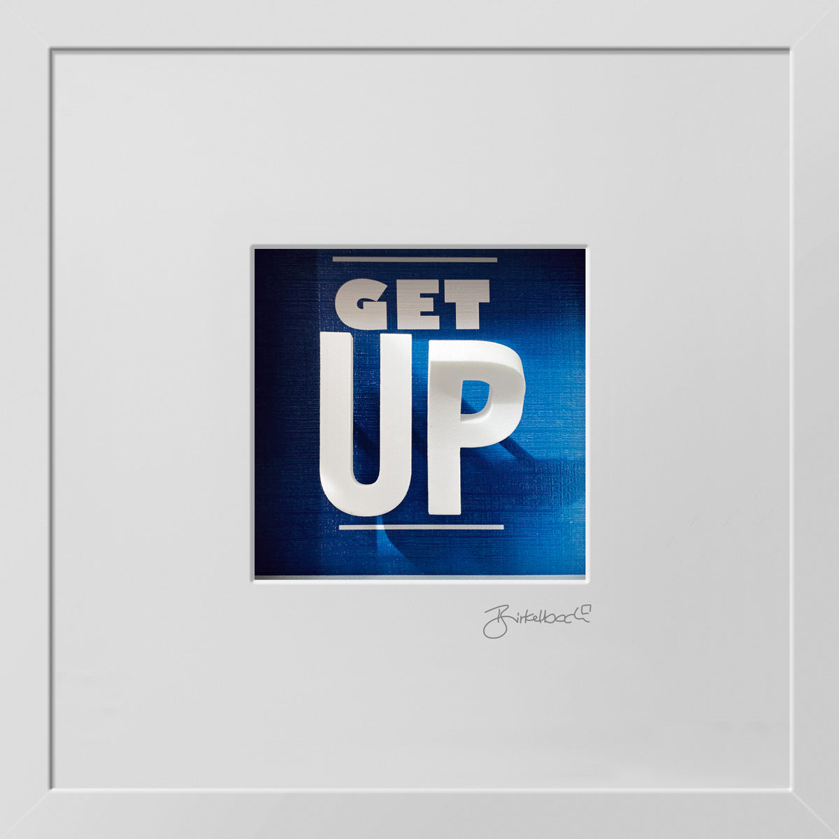 Get Up – 3D-Objektbild als Motivationsgeschenk