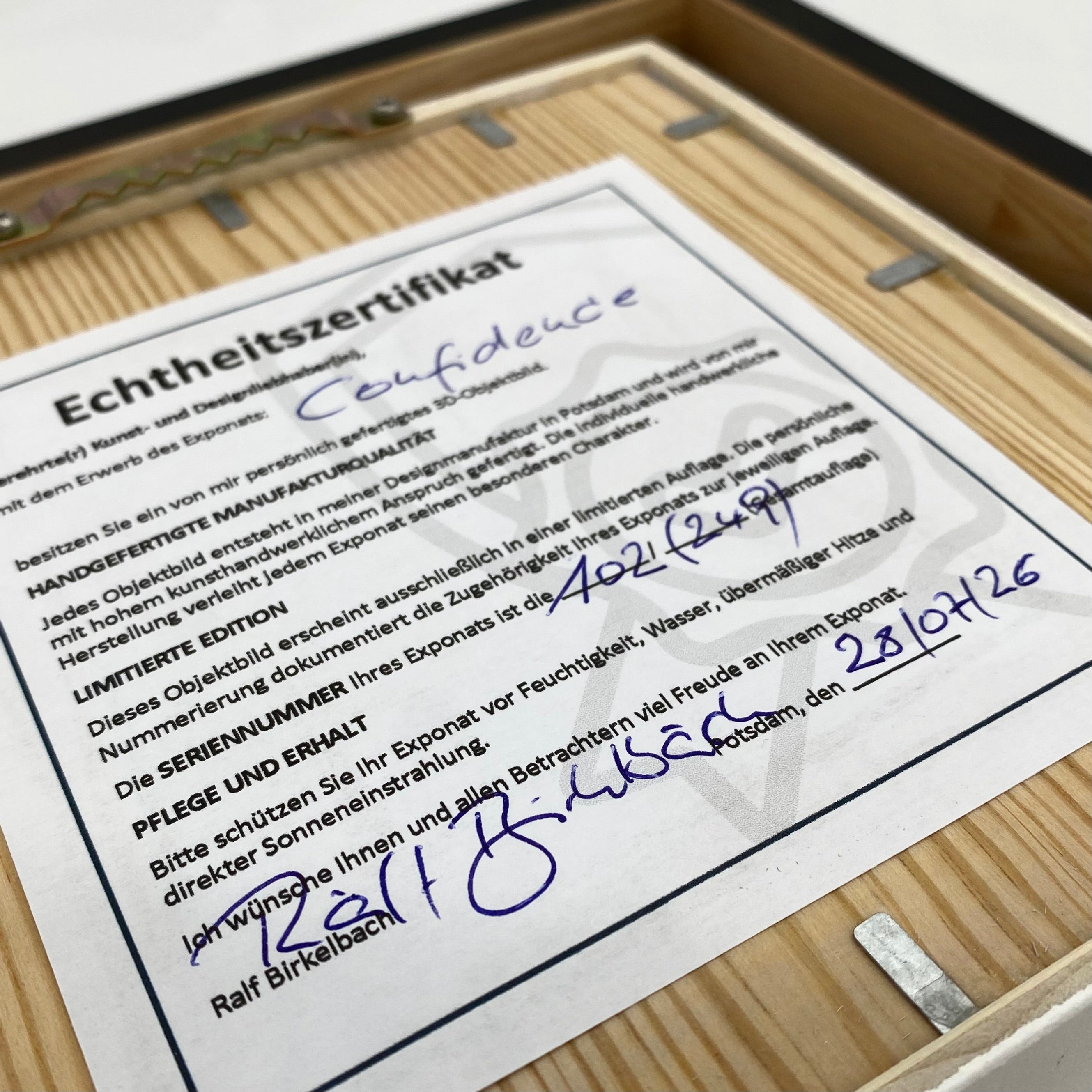 3D-Wandbild 'Escape-Taste - Ab in den Urlaub', weitere Ansicht