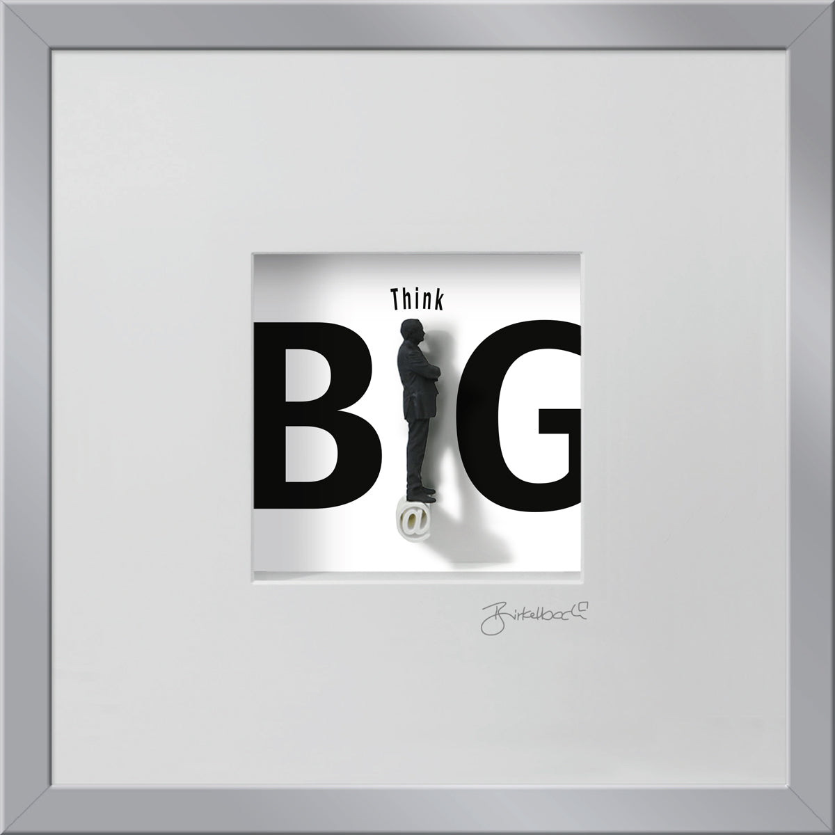 Think Big 3D-Kunstwerk