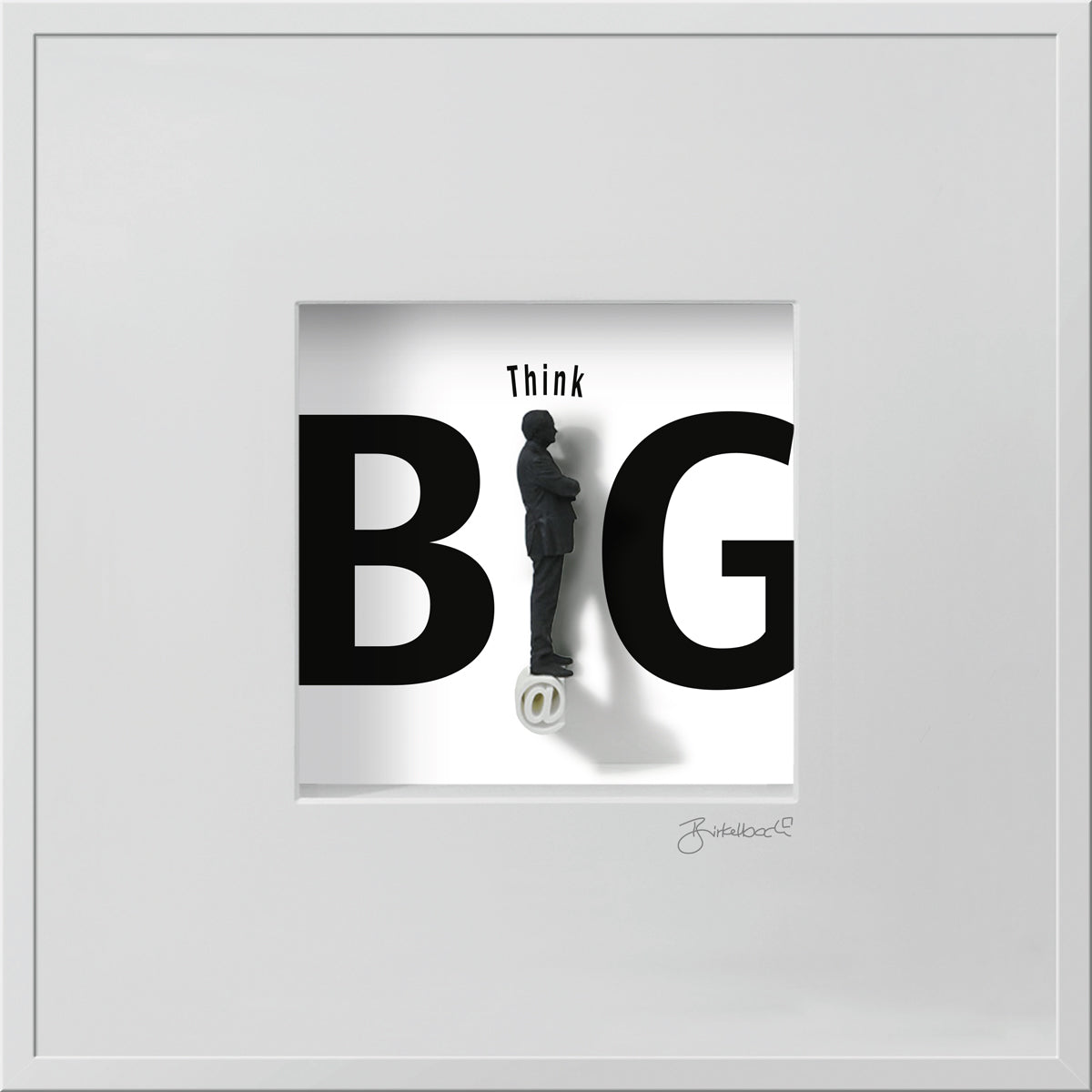 Think Big 3D-Kunstwerk