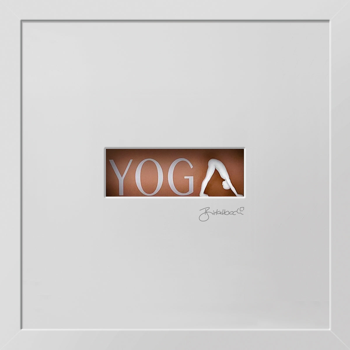 Yoga – 3D-Objektbild – Hochwertiges Geschenk für Yogafans